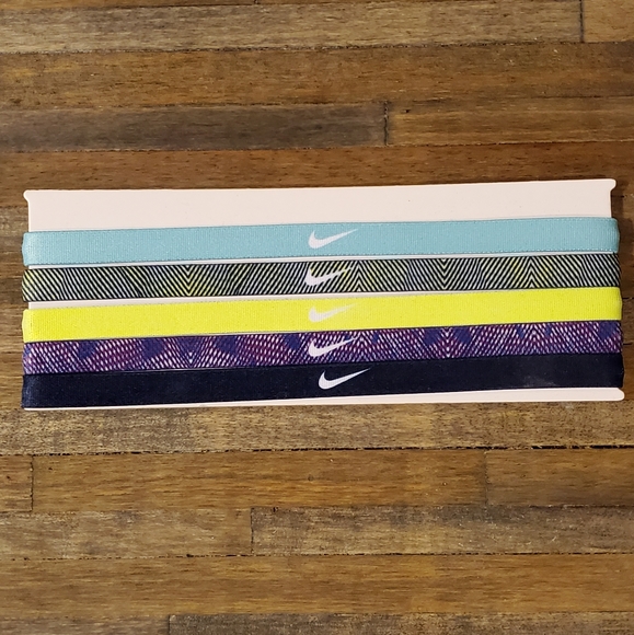 SOLD-Nike Women's Skinny Head Band 5-Pack - Picture 2 of 5